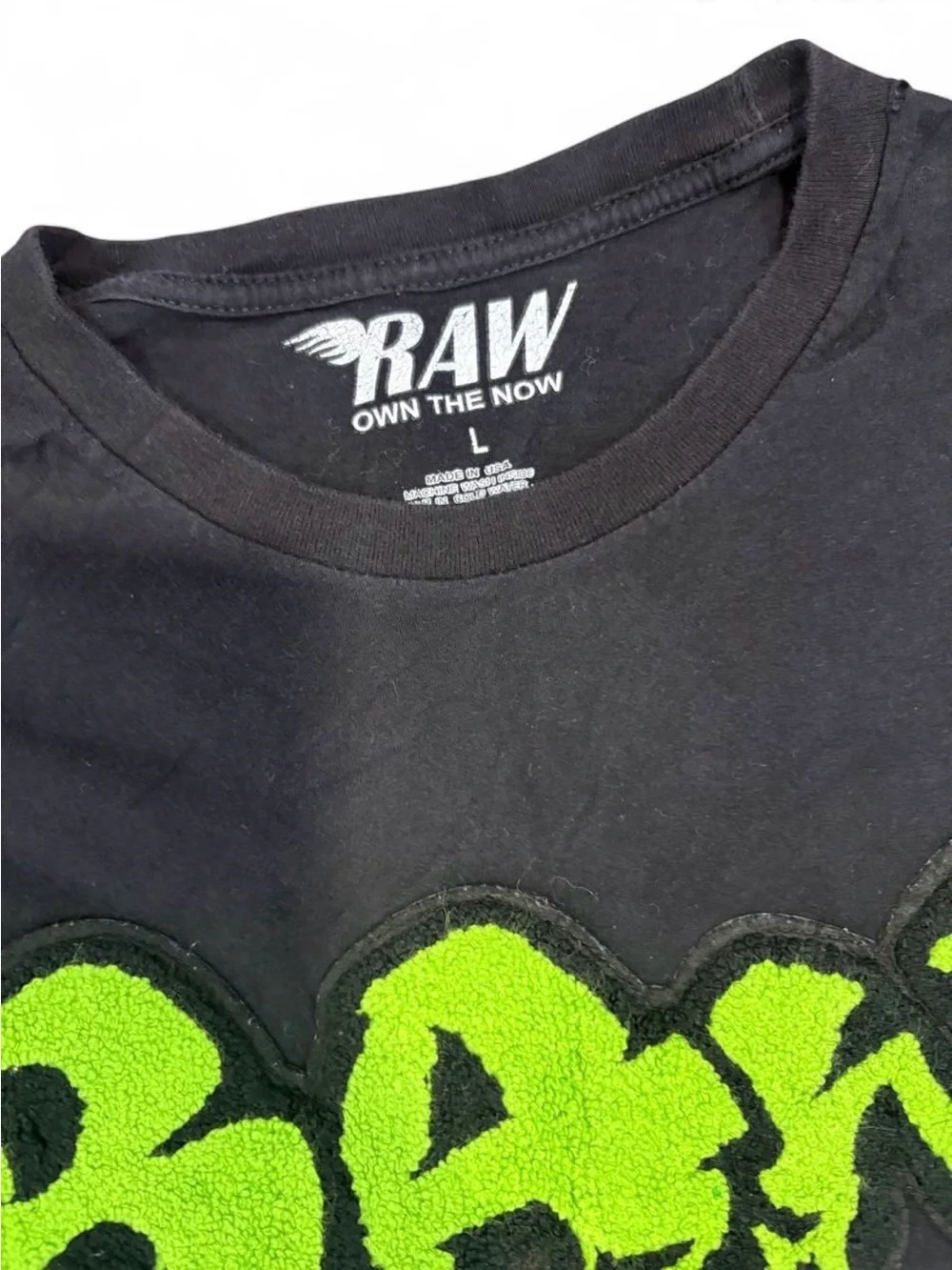 RAW Men's Athletic Shorts in Neon Green